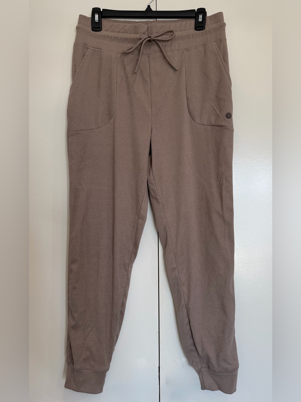 BearPaw Women's Drawstring Joggers in Taupe Brown